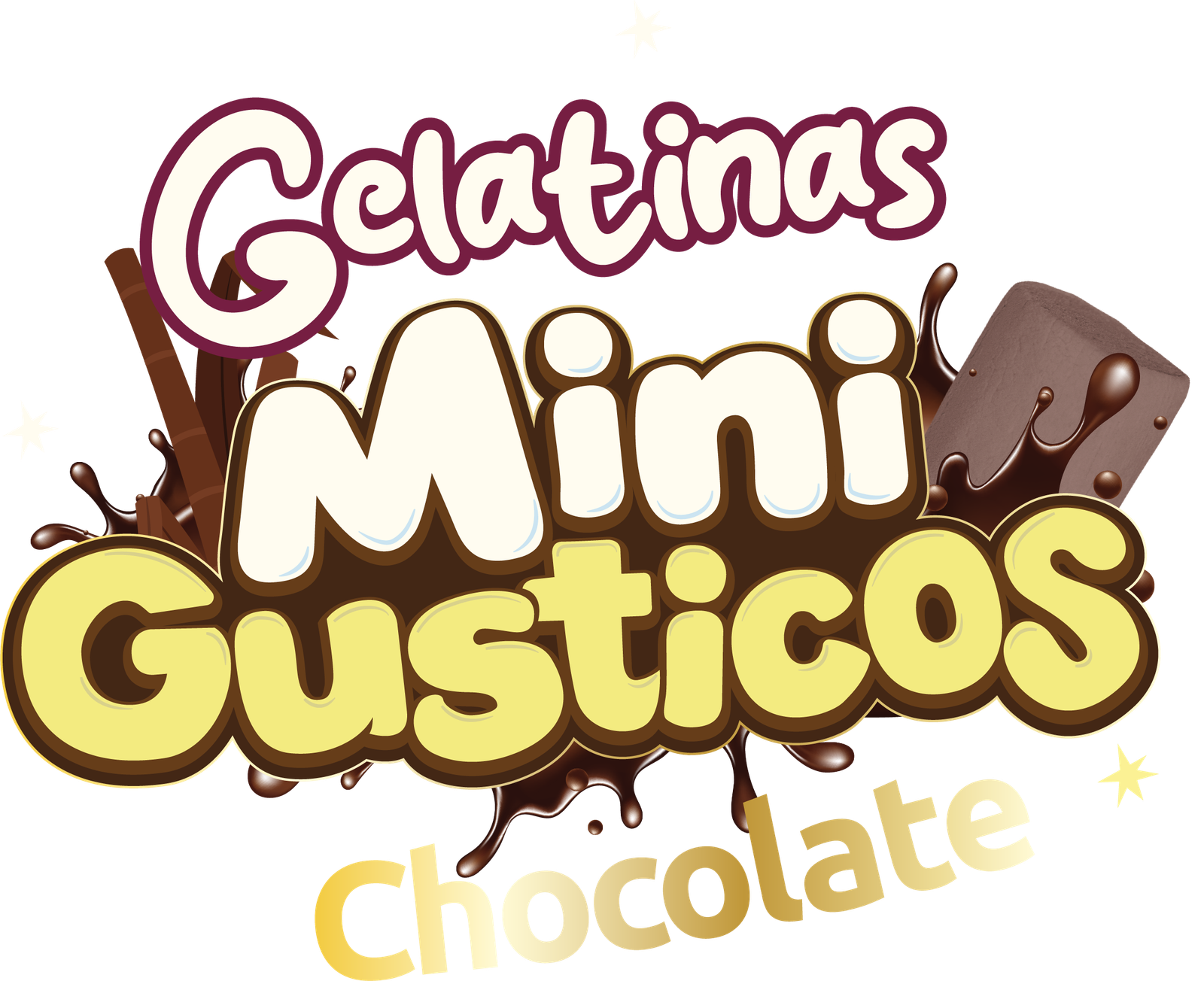 Gelatinas Mini Gusticos Chocolate